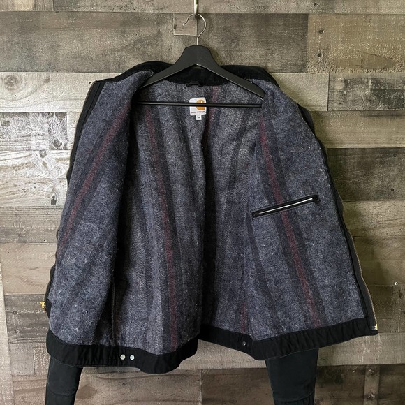 SOLD Carhartt Duck Detroit Jacket VTG XXL - Picture 3 of 4